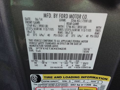 Used 2014 Ford F150 FX4 w/ Equipment Group 402A Luxury AWD/4WD image 62