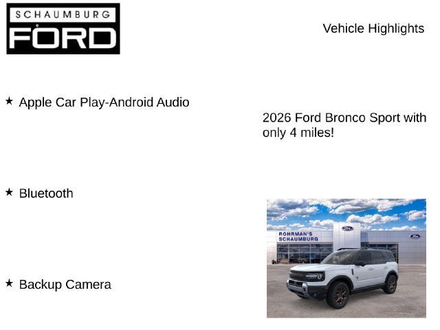New 2026 Ford Bronco Sport Badlands w/ Bronze Package AWD/4WD image 7
