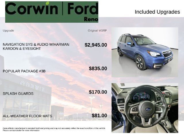 Used 2018 Subaru Forester 2.5i Limited AWD/4WD image 3