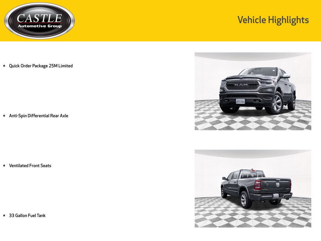 Used 2022 RAM 1500 Limited w/ Body Color Bumper Group AWD/4WD image 4