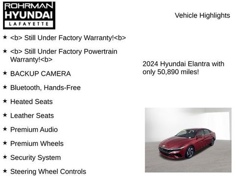 Used 2024 Hyundai Elantra Limited image 7