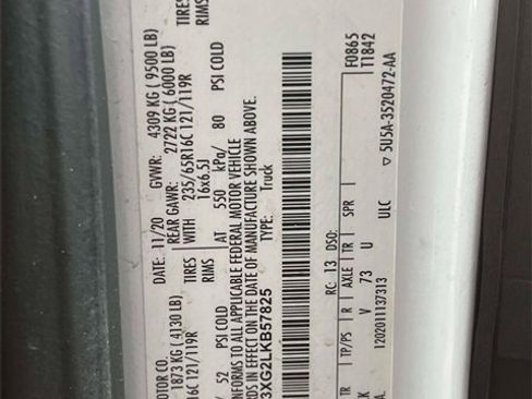 Used 2020 Ford Transit 350 148 High Roof Extended w/ Load Area Protection Package image 7