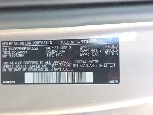 Used 2023 Volvo XC90 B6 Plus w/ Protection Package Premier AWD/4WD image 21