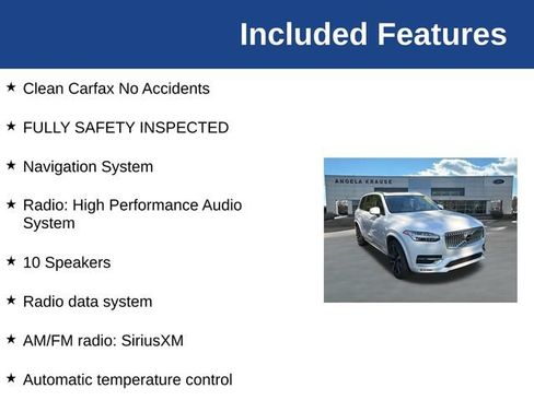 Used 2023 Volvo XC90 B6 Plus w/ Protection Package AWD/4WD image 5