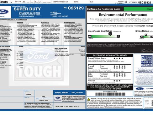 Used 2022 Ford F250 Platinum w/ FX4 Off-Road Package image 2