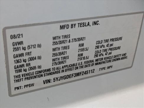 Used 2021 Tesla Model Y Performance image 26