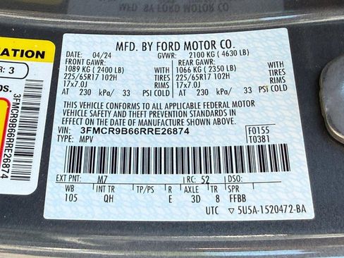 Used 2024 Ford Bronco Sport Big Bend w/ Convenience Package AWD/4WD image 26