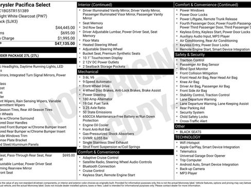 New 2026 Chrysler Pacifica Select FWD image 3