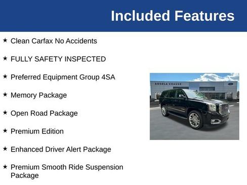 Used 2018 GMC Yukon SLT w/ Premium Edition RWD image 5