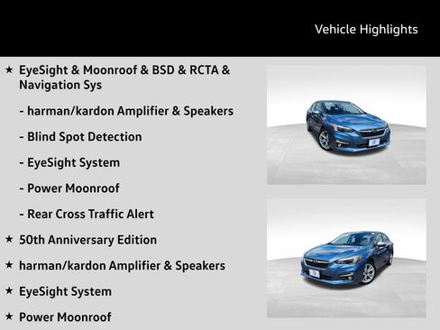 Used 2018 Subaru Impreza 2.0i Limited w/ 50th Anniversary Edition AWD/4WD image 15