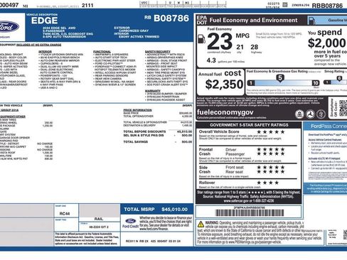 Used 2024 Ford Edge SEL w/ Convenience Package AWD/4WD image 57