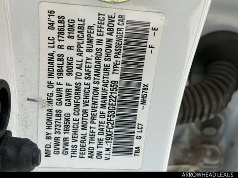 Used 2016 Honda Civic LX image 14