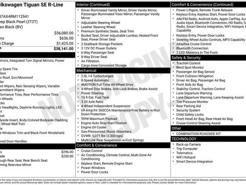 Certified 2024 Volkswagen Tiguan SE R-Line image 25