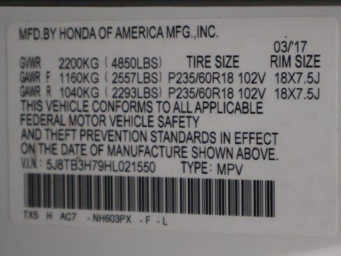 Used 2017 Acura RDX FWD w/ Advance Package image 17