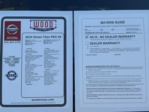 Used 2024 Nissan Titan PRO-4X w/ Pro-4x Utility Package image 11