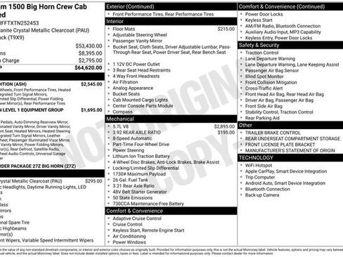 New 2026 RAM 1500 Big Horn w/ Night Edition AWD/4WD image 17
