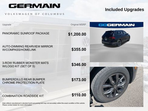 Used 2023 Volkswagen Tiguan SE w/ Panoramic Sunroof Package image 10