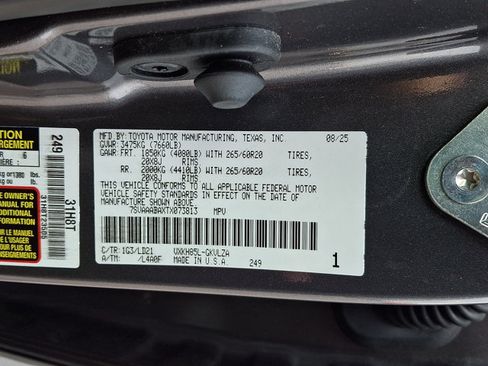 Used 2026 Toyota Sequoia Limited w/ Nightshade Package AWD/4WD image 32
