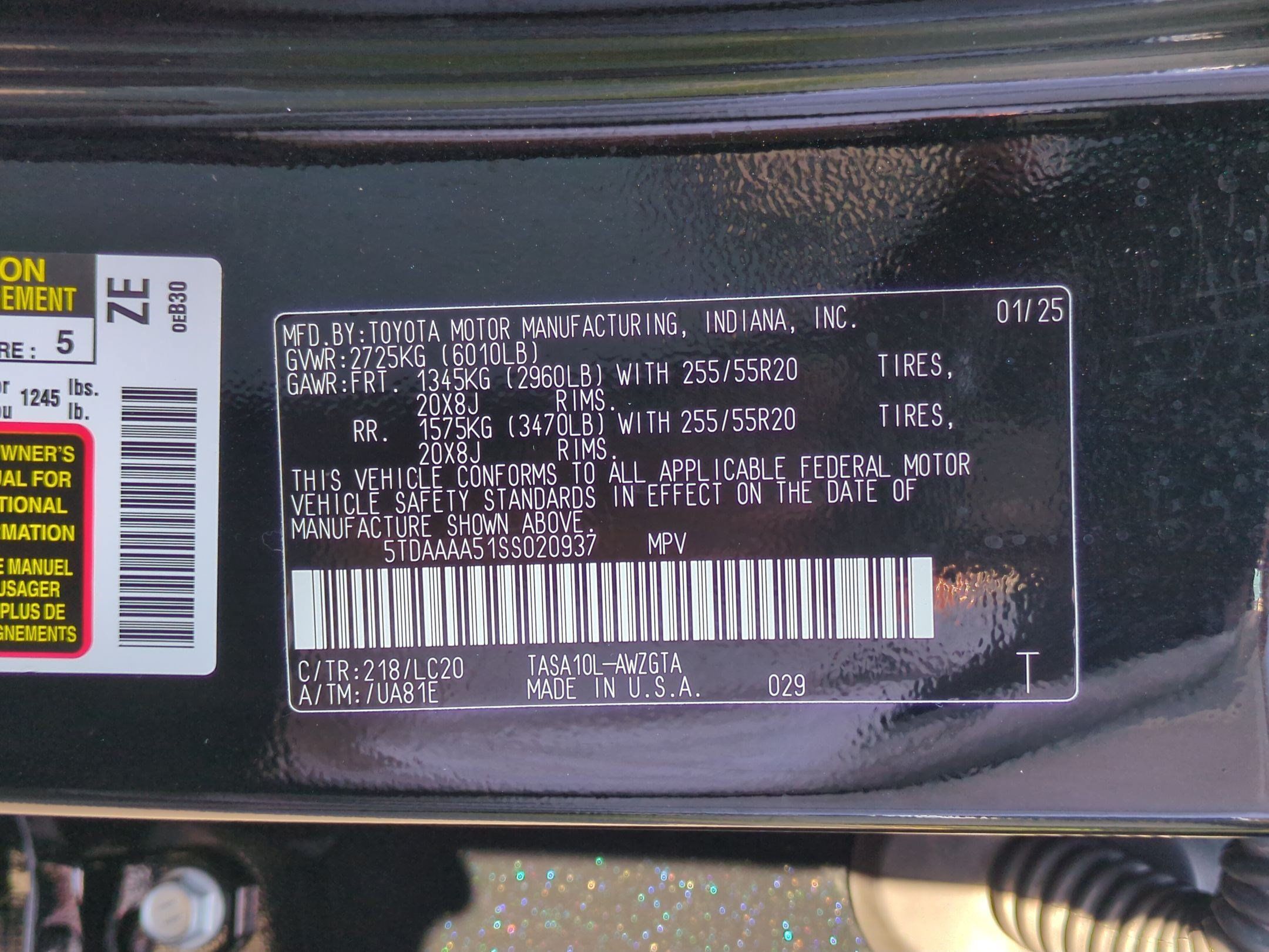 Used 2025 Toyota Grand Highlander FWD image 36