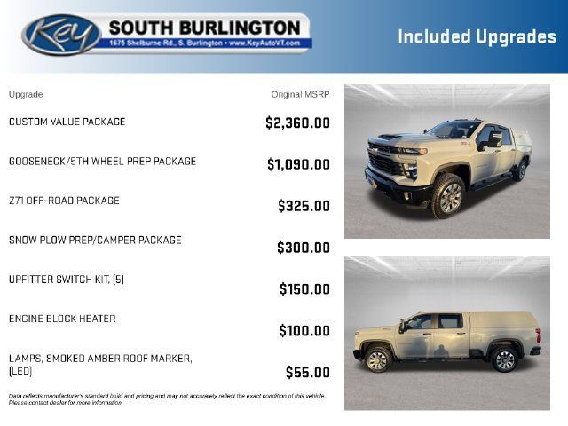 Used 2025 Chevrolet Silverado 2500 Custom w/ Custom Value Package AWD/4WD image 3