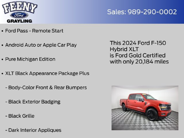 Certified 2024 Ford F150 XLT w/ Equipment Group 302A MID AWD/4WD image 9
