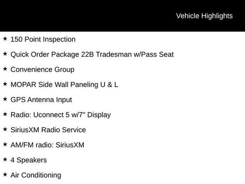 Used 2025 RAM ProMaster 2500 w/ Convenience Group FWD image 2
