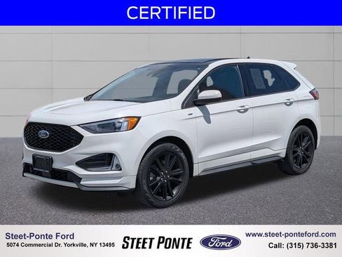 Used 2022 Ford Edge ST-Line w/ Class II Trailer Tow Package AWD/4WD image 1
