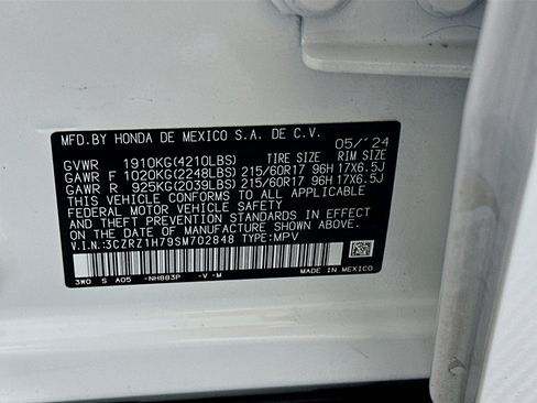 Used 2025 Honda HR-V EX-L image 12