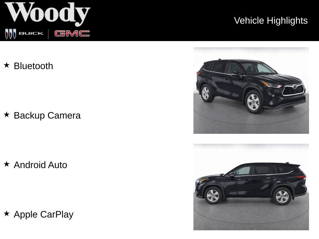 Used 2024 Toyota Highlander LE AWD/4WD image 3