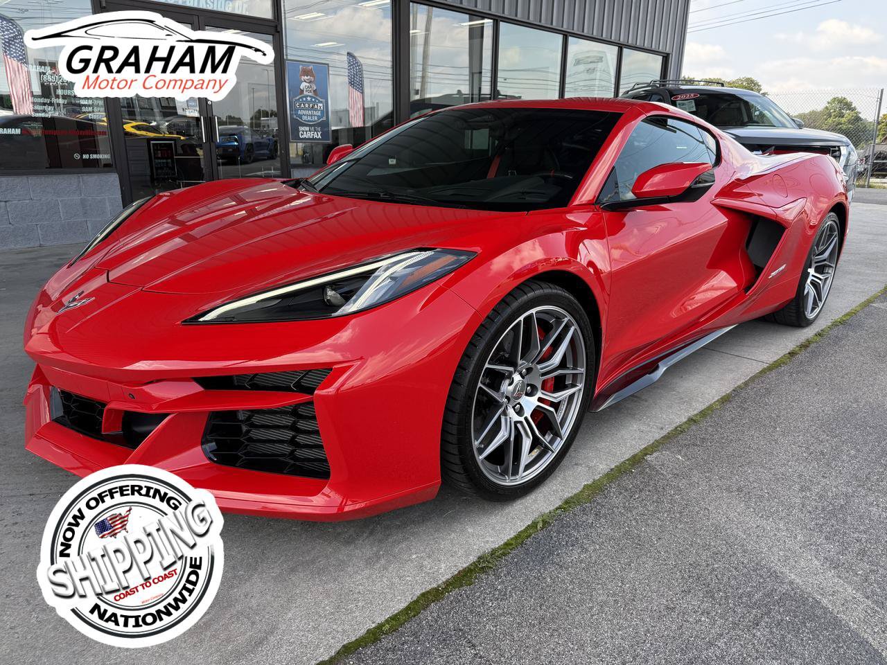 Used 2024 Chevrolet Corvette Z06 Coupe w/ 3LZ w/ Stealth Interior Trim Package RWD image 1
