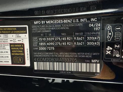 Certified 2024 Mercedes-Benz EQS 450+ SUV image 25