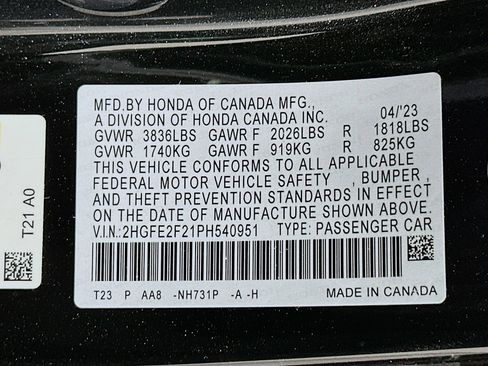 Used 2023 Honda Civic LX image 12