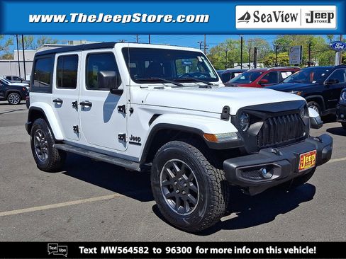 Certified 2021 Jeep Wrangler Unlimited Sport AWD/4WD image 1
