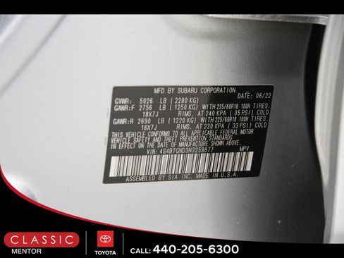 Used 2022 Subaru Outback Limited XT w/ Popular Package #2 image 22