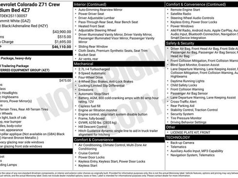Used 2025 Chevrolet Colorado Z71 AWD/4WD image 4