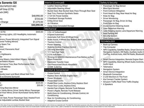 Certified 2023 Kia Sorento SX AWD/4WD image 2
