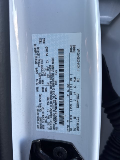 Used 2019 Ford F150 XLT w/ Equipment Group 302A Luxury AWD/4WD image 27