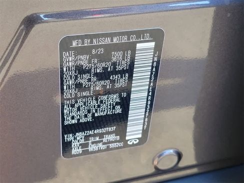 Used 2024 INFINITI QX80 Luxe image 16