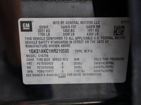 Used 2017 GMC Yukon SLE w/ SLE Value Package RWD image 36