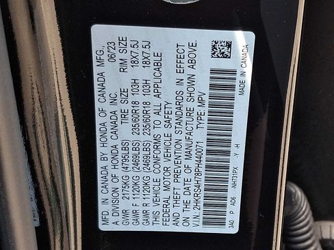 Certified 2023 Honda CR-V EX-L image 27