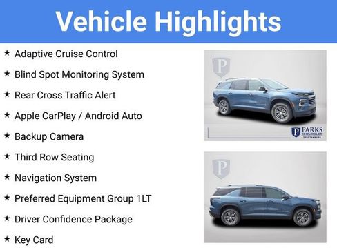 New 2026 Chevrolet Traverse LT w/ Driver Confidence Package FWD image 4