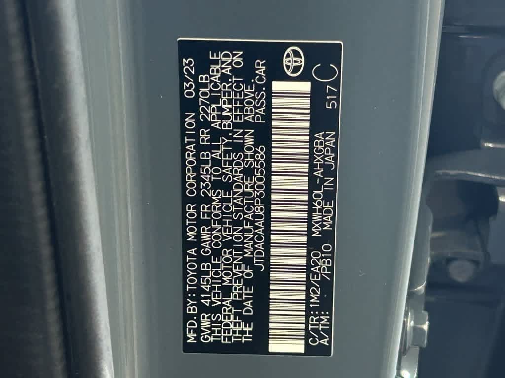 Used 2023 Toyota Prius XLE FWD image 21