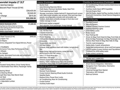 Used 2016 Chevrolet Impala LT w/ Convenience Package image 30