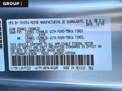 Certified 2023 Toyota Tacoma SR5 AWD/4WD image 37