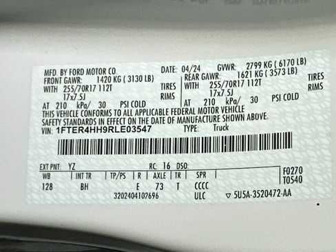 Certified 2024 Ford Ranger XLT w/ Technology Package AWD/4WD image 21