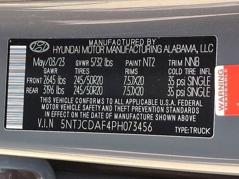 Used 2023 Hyundai Santa Cruz Night AWD/4WD image 30