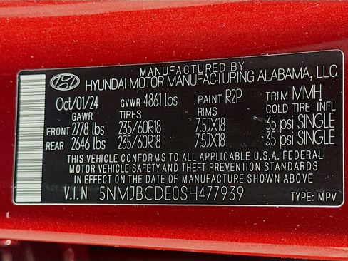 Used 2025 Hyundai Tucson SEL AWD/4WD image 12