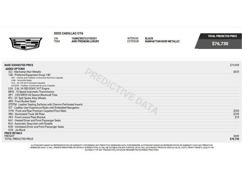Used 2020 Cadillac CT6 Premium Luxury AWD/4WD image 3