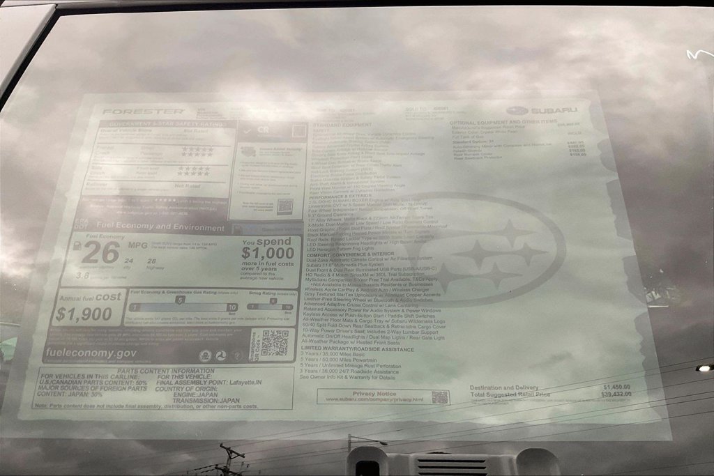 New 2026 Subaru Forester Wilderness AWD/4WD image 17