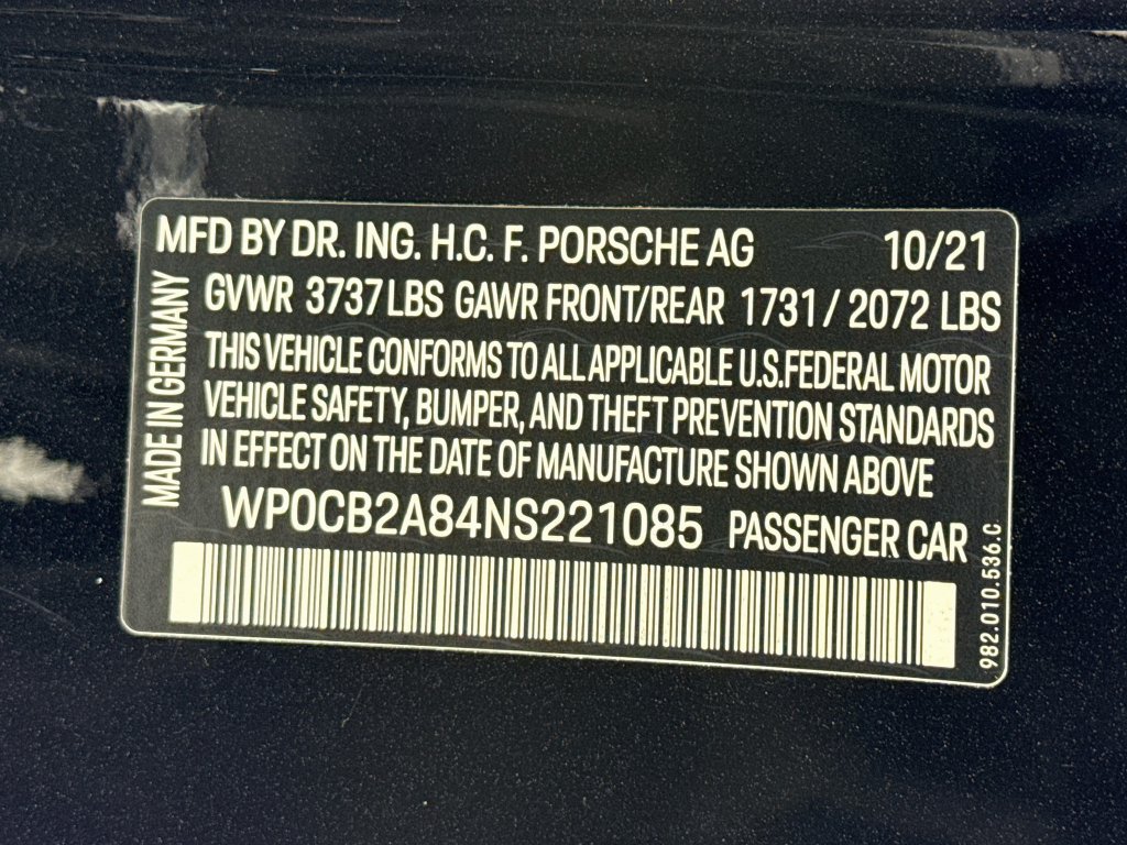 Certified 2022 Porsche 718 Boxster S RWD image 29